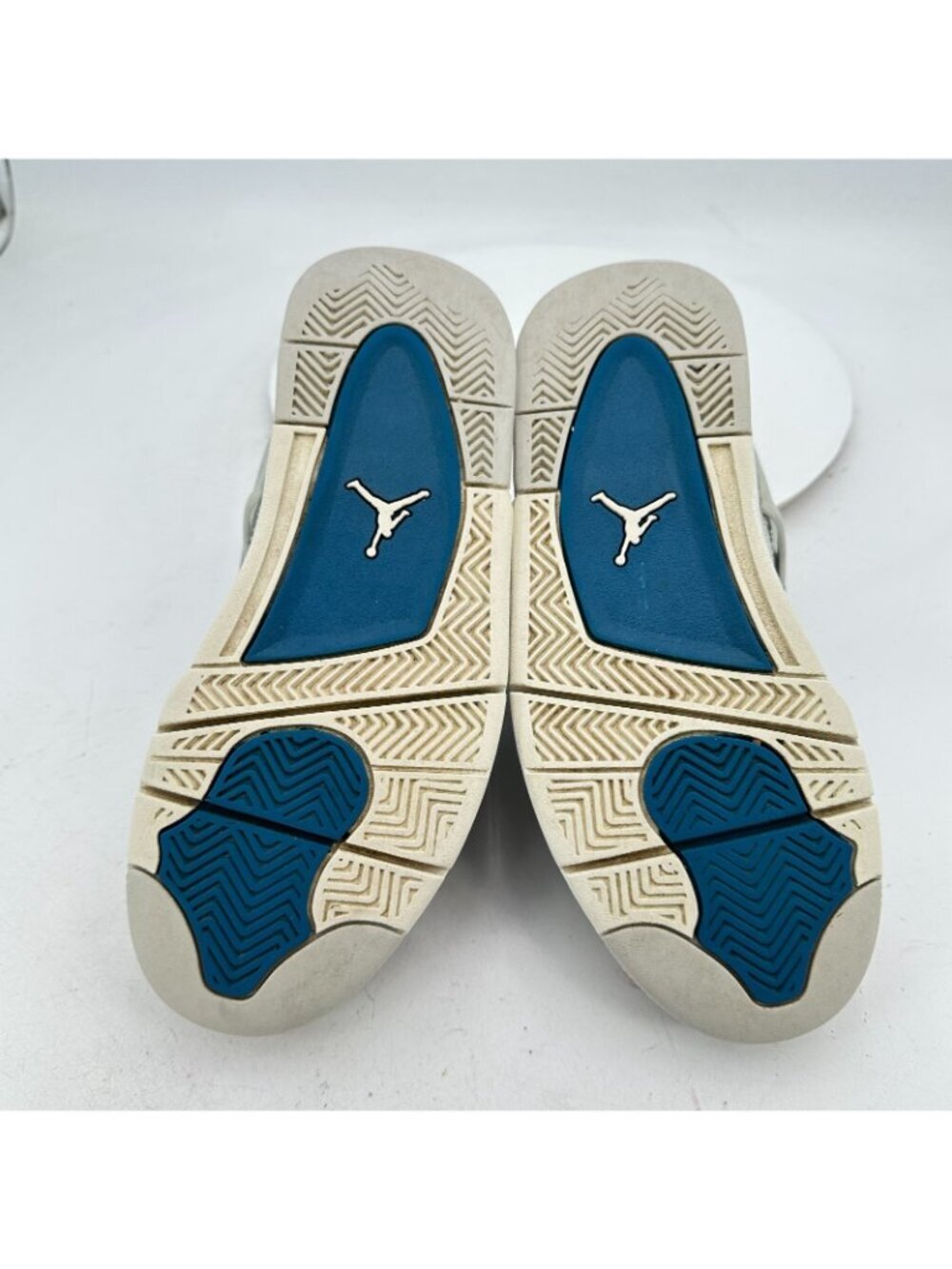 Nike Air Jordan 4 Retro Youth Size 5.5Y women 7 HF4281-141 Industrial Blue Shoes - Picture 8 of 11